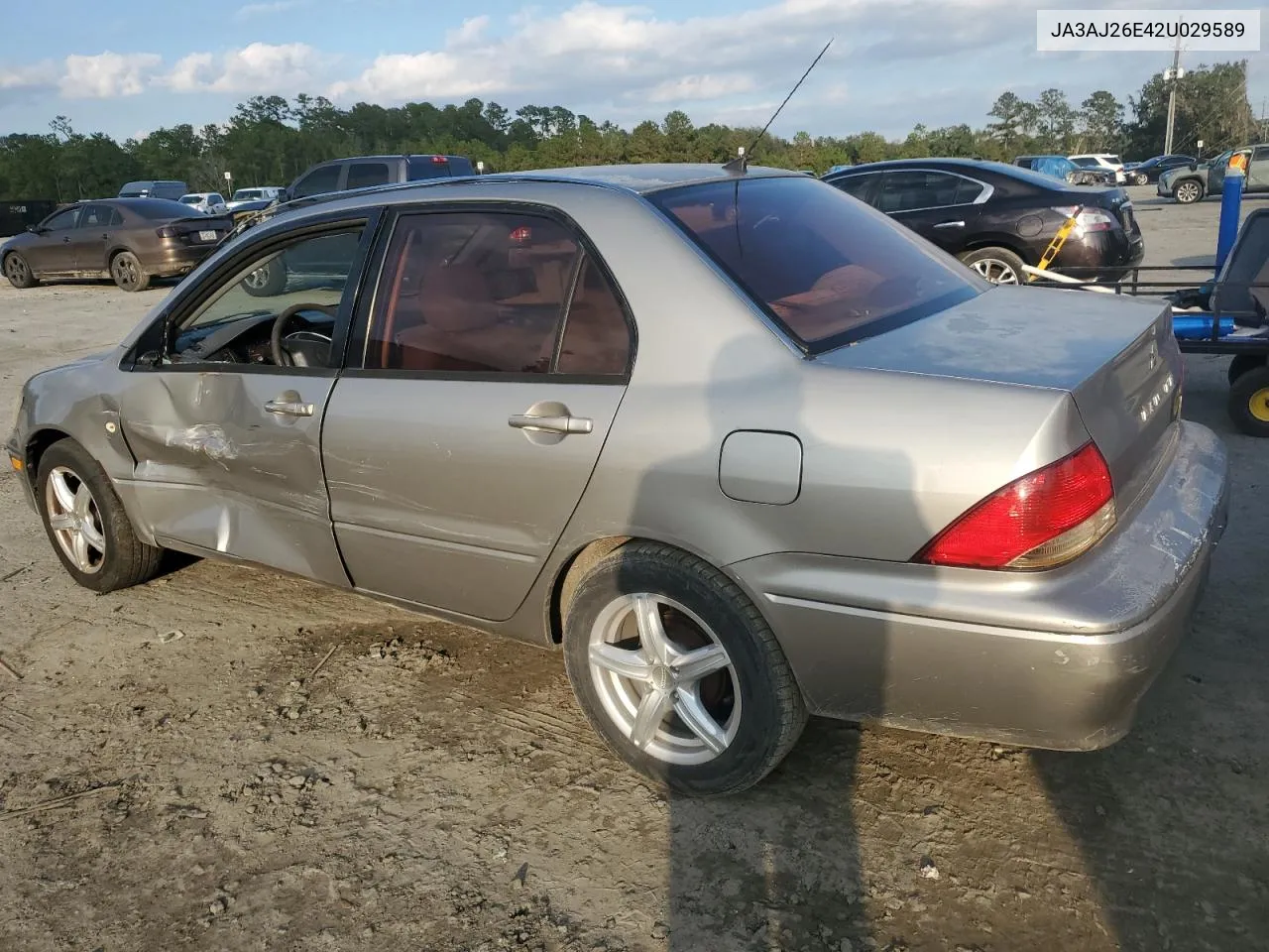 2002 Mitsubishi Lancer Es VIN: JA3AJ26E42U029589 Lot: 80250264