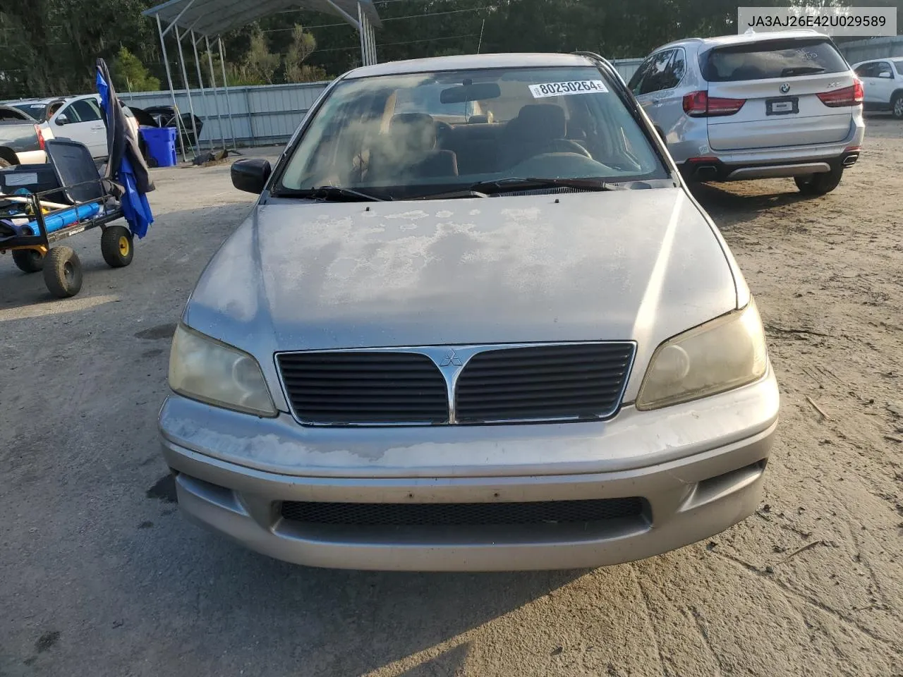 2002 Mitsubishi Lancer Es VIN: JA3AJ26E42U029589 Lot: 80250264