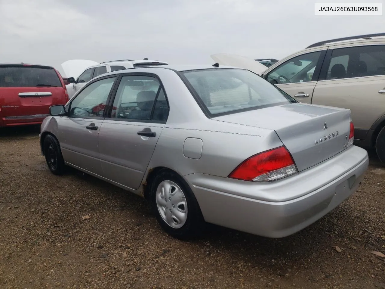 2003 Mitsubishi Lancer Es VIN: JA3AJ26E63U093568 Lot: 65757434