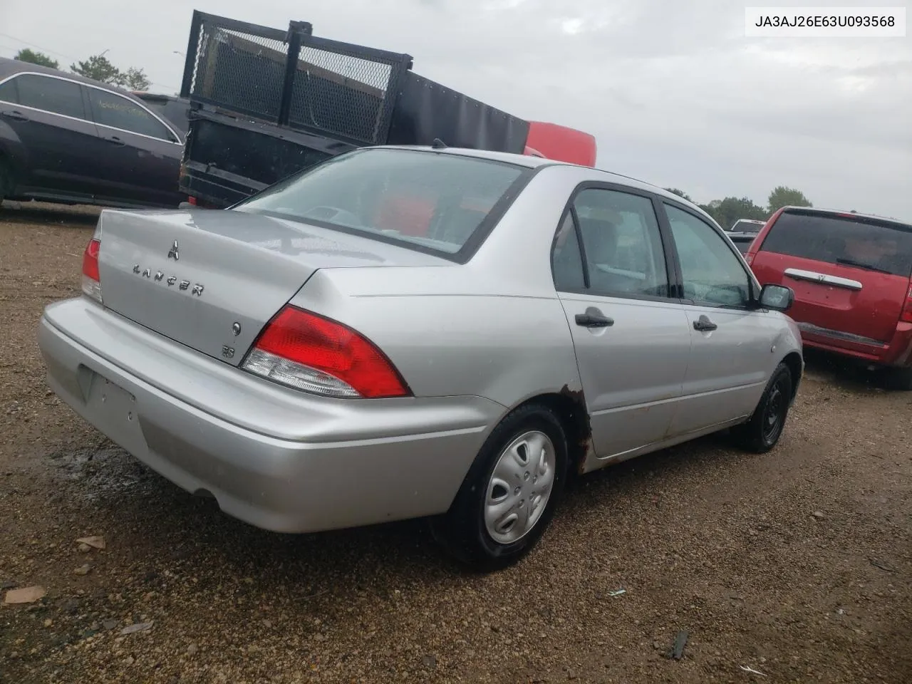 2003 Mitsubishi Lancer Es VIN: JA3AJ26E63U093568 Lot: 65757434