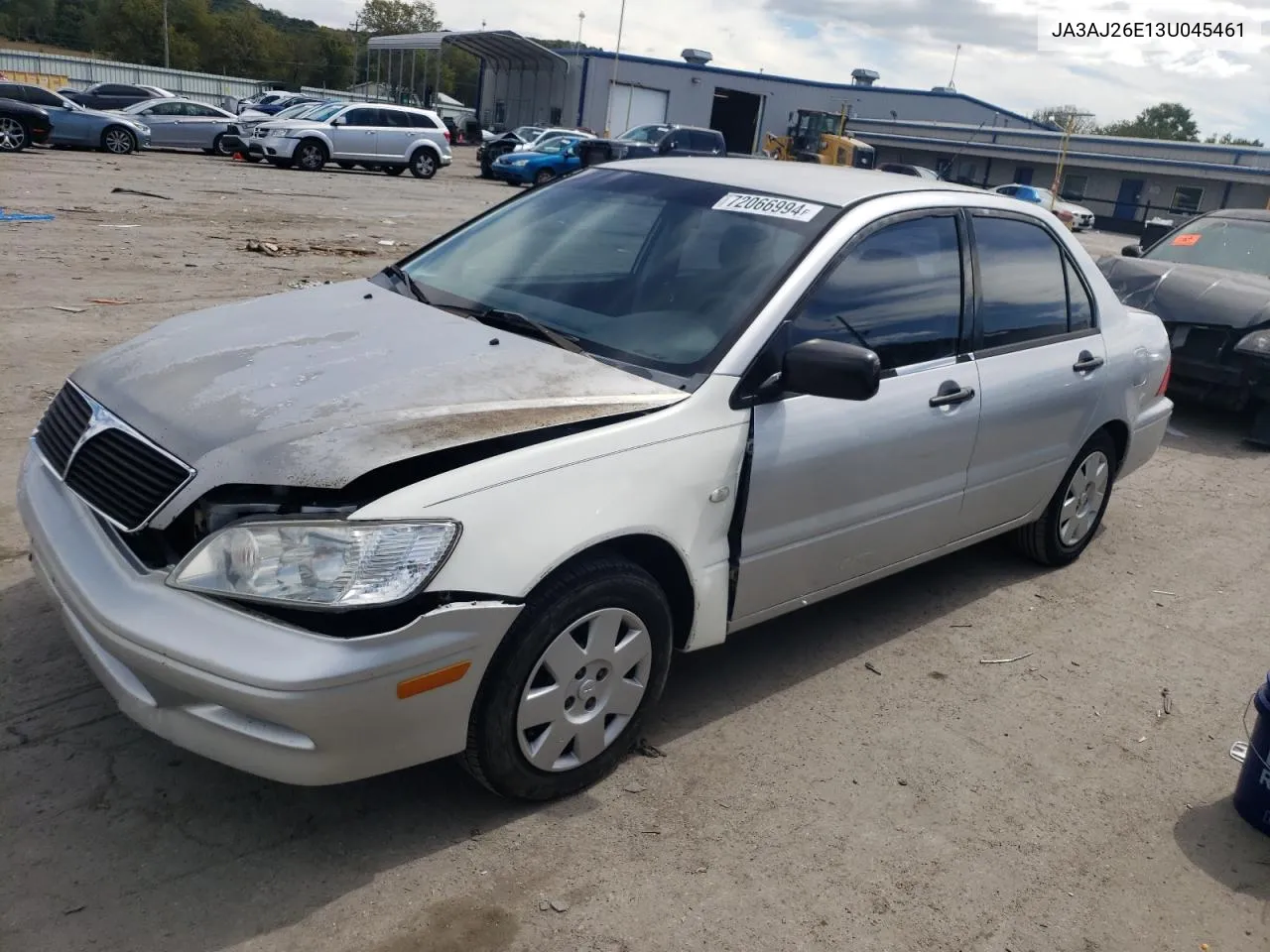 2003 Mitsubishi Lancer Es VIN: JA3AJ26E13U045461 Lot: 72066994