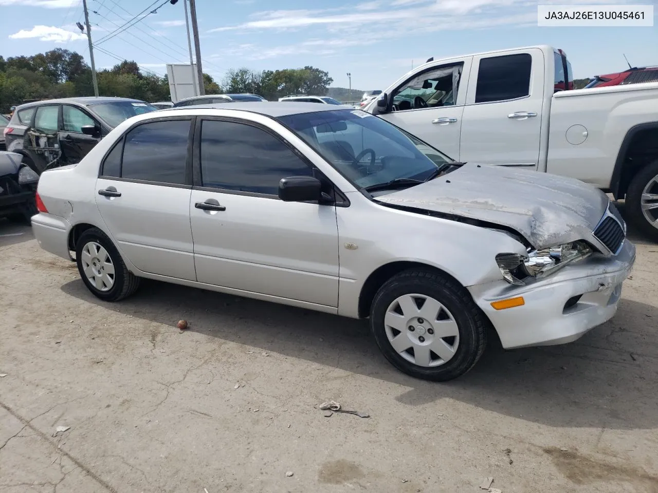 2003 Mitsubishi Lancer Es VIN: JA3AJ26E13U045461 Lot: 72066994