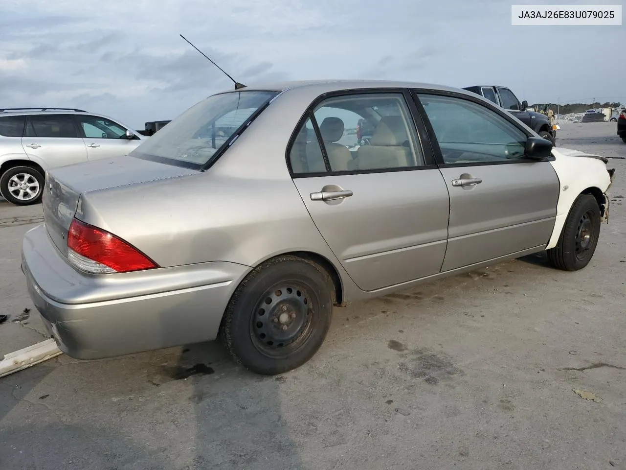 2003 Mitsubishi Lancer Es VIN: JA3AJ26E83U079025 Lot: 76900594