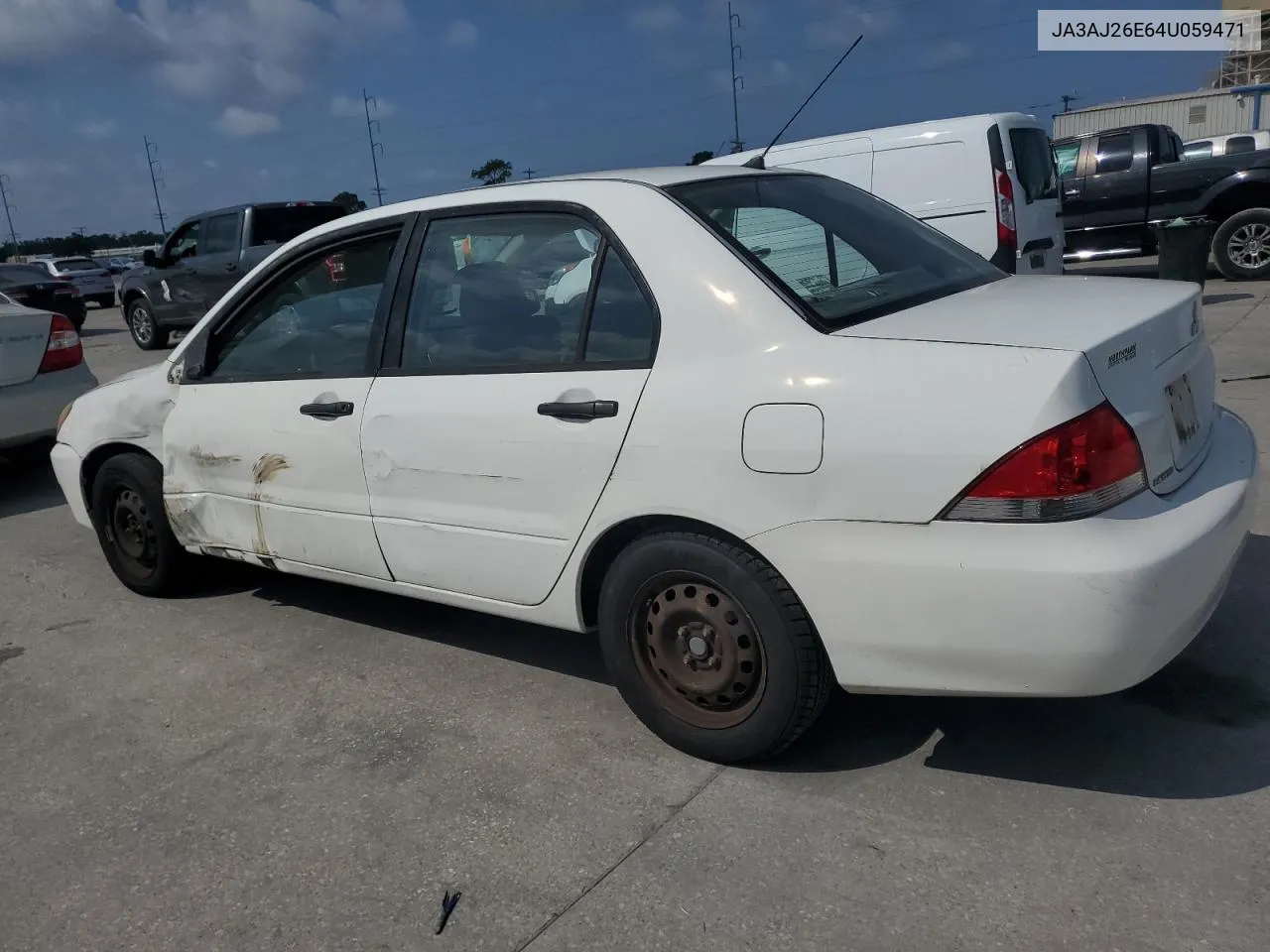 2004 Mitsubishi Lancer Es VIN: JA3AJ26E64U059471 Lot: 75707534