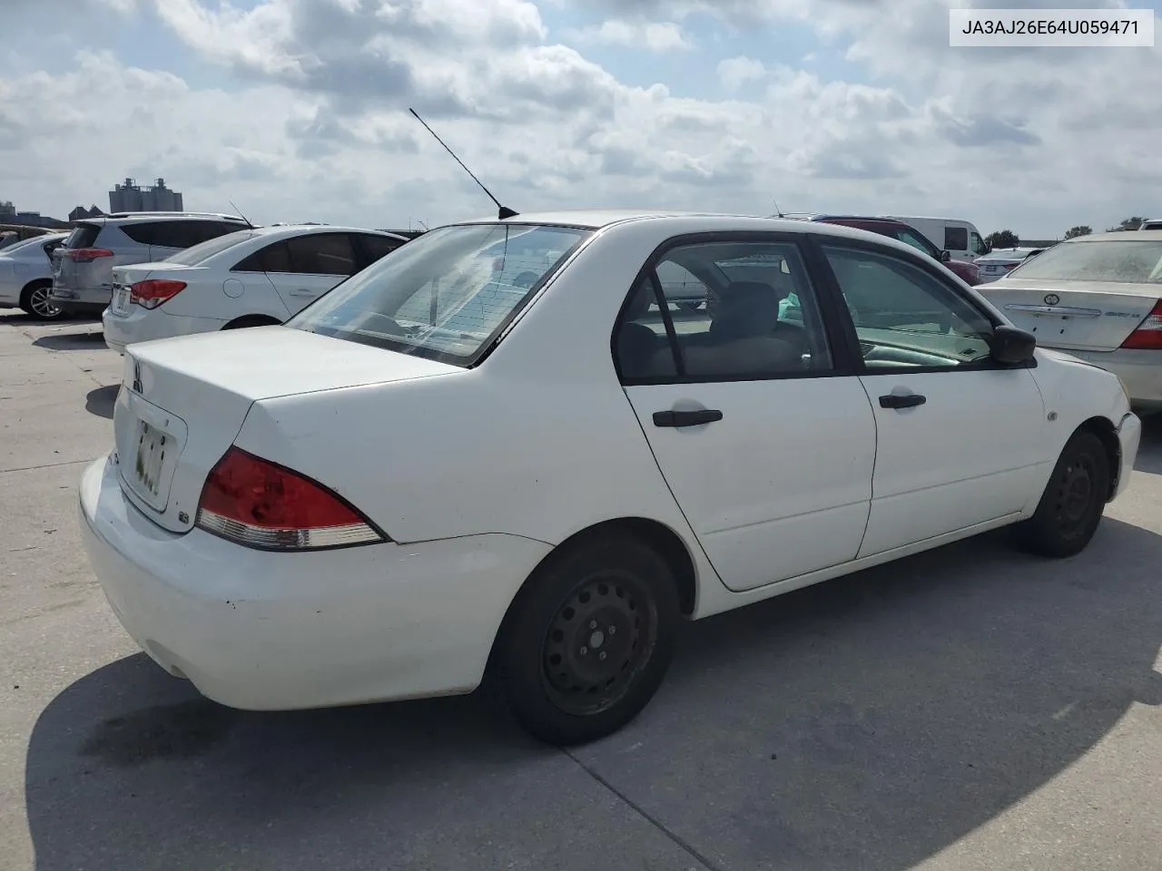 2004 Mitsubishi Lancer Es VIN: JA3AJ26E64U059471 Lot: 75707534