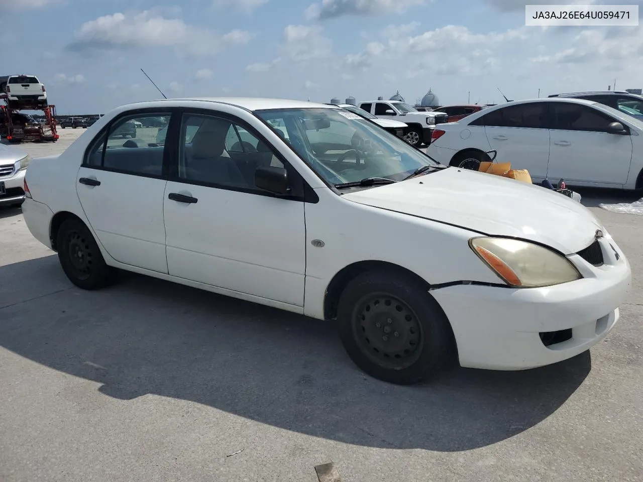 2004 Mitsubishi Lancer Es VIN: JA3AJ26E64U059471 Lot: 75707534