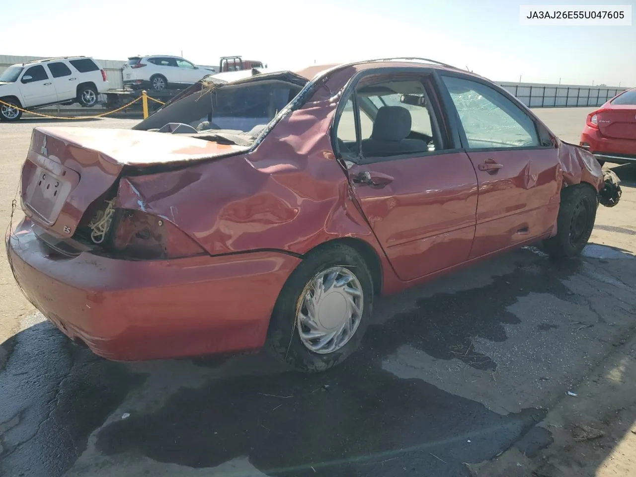 2005 Mitsubishi Lancer Es VIN: JA3AJ26E55U047605 Lot: 70460694