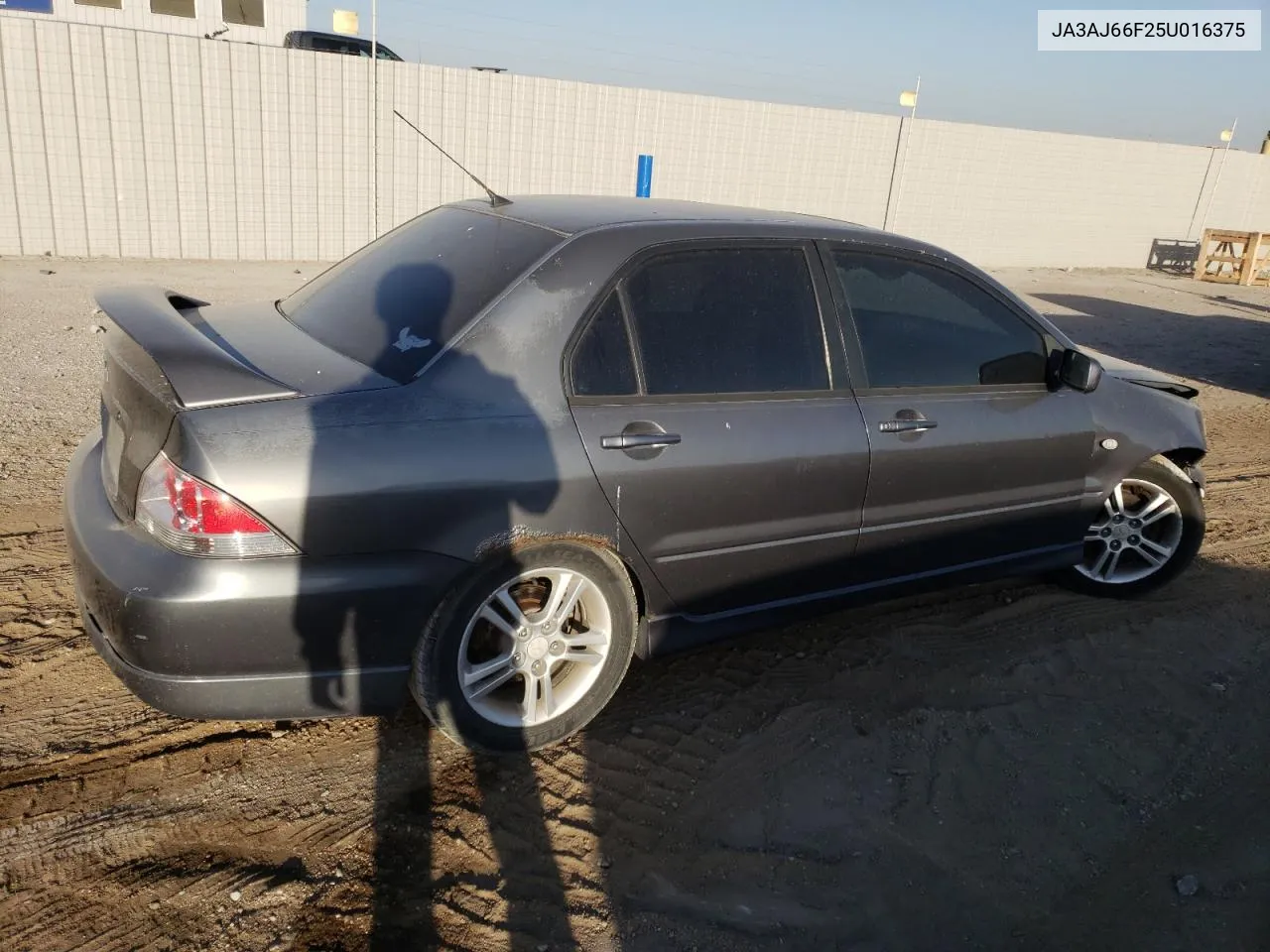 2005 Mitsubishi Lancer Ralliart VIN: JA3AJ66F25U016375 Lot: 73584514