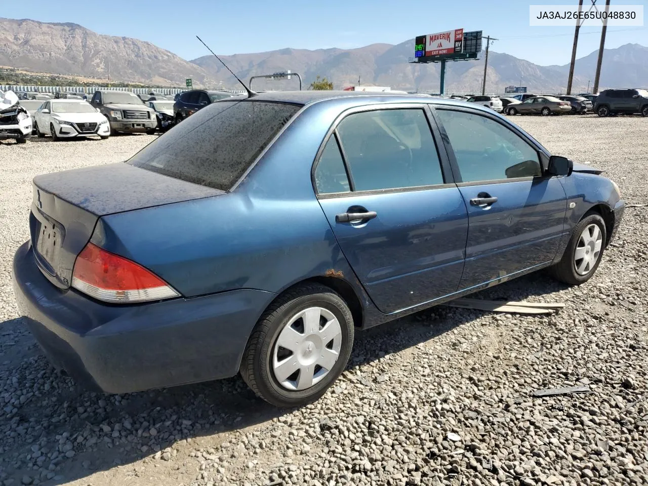 2005 Mitsubishi Lancer Es VIN: JA3AJ26E65U048830 Lot: 73990244