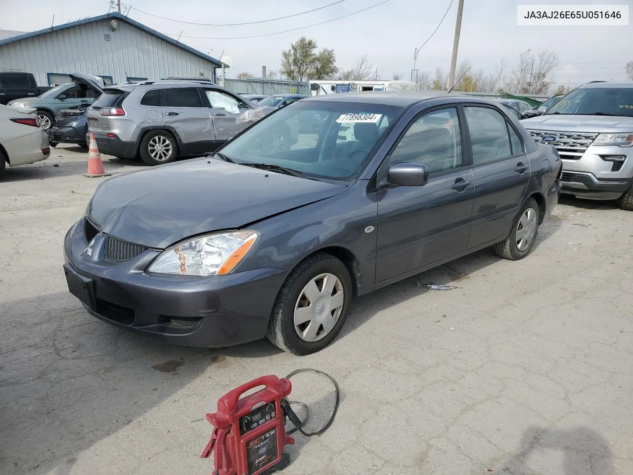 2005 Mitsubishi Lancer Es VIN: JA3AJ26E65U051646 Lot: 77898304