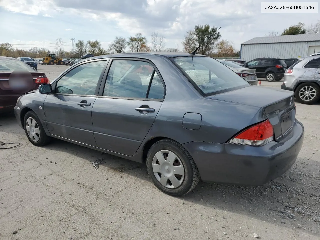 2005 Mitsubishi Lancer Es VIN: JA3AJ26E65U051646 Lot: 77898304