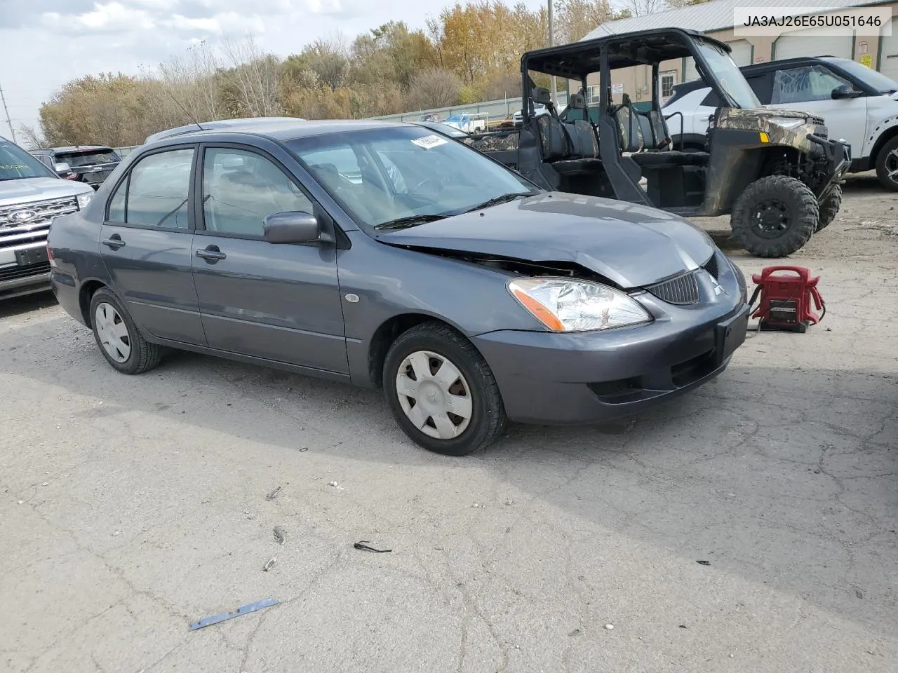 2005 Mitsubishi Lancer Es VIN: JA3AJ26E65U051646 Lot: 77898304