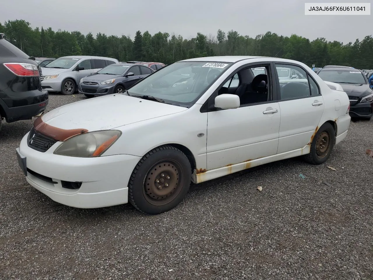 2006 Mitsubishi Lancer Ralliart VIN: JA3AJ66FX6U611041 Lot: 57376584