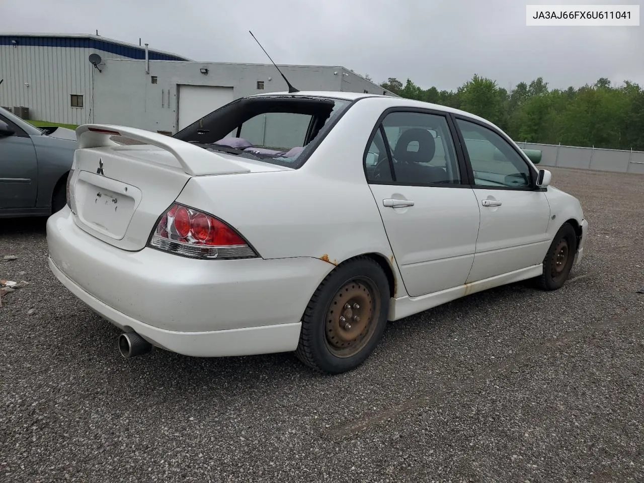 2006 Mitsubishi Lancer Ralliart VIN: JA3AJ66FX6U611041 Lot: 57376584