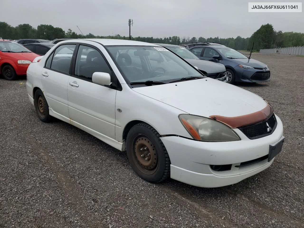 2006 Mitsubishi Lancer Ralliart VIN: JA3AJ66FX6U611041 Lot: 57376584