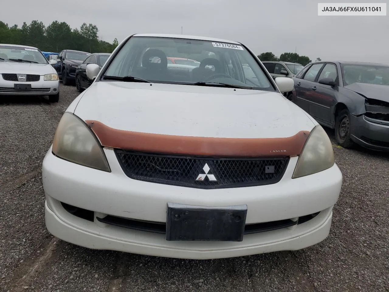 2006 Mitsubishi Lancer Ralliart VIN: JA3AJ66FX6U611041 Lot: 57376584