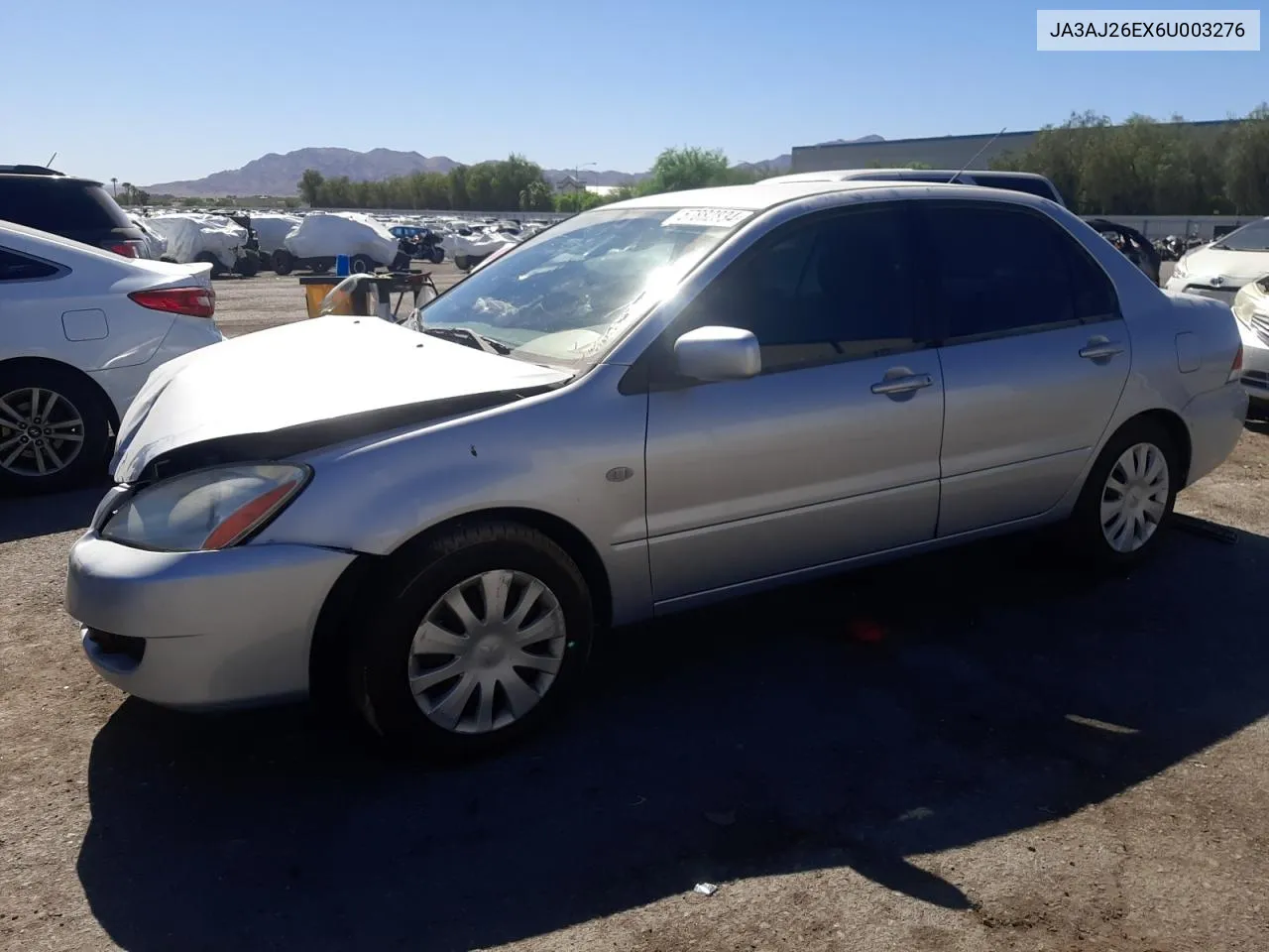 2006 Mitsubishi Lancer Es VIN: JA3AJ26EX6U003276 Lot: 57882834