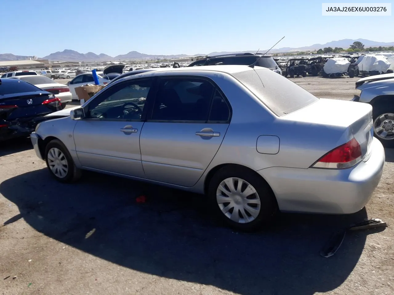 2006 Mitsubishi Lancer Es VIN: JA3AJ26EX6U003276 Lot: 57882834