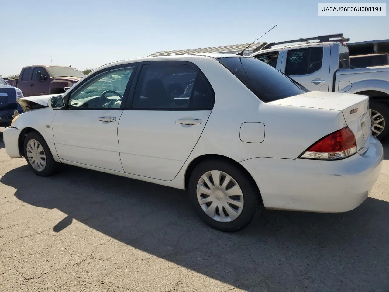 2006 Mitsubishi Lancer Es VIN: JA3AJ26E06U008194 Lot: 72812724