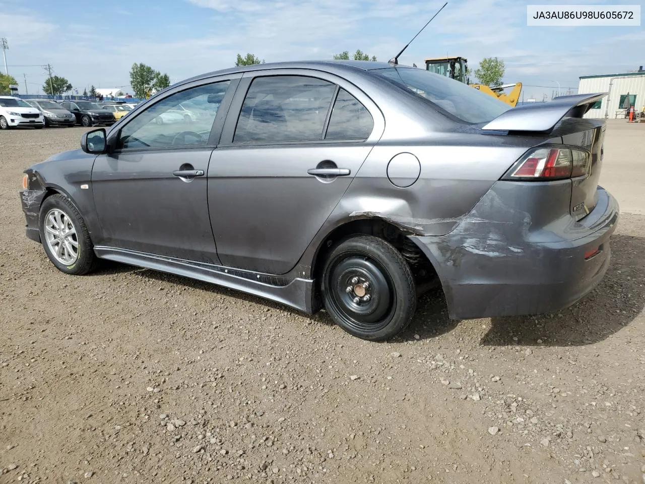 2008 Mitsubishi Lancer Gts VIN: JA3AU86U98U605672 Lot: 65389504