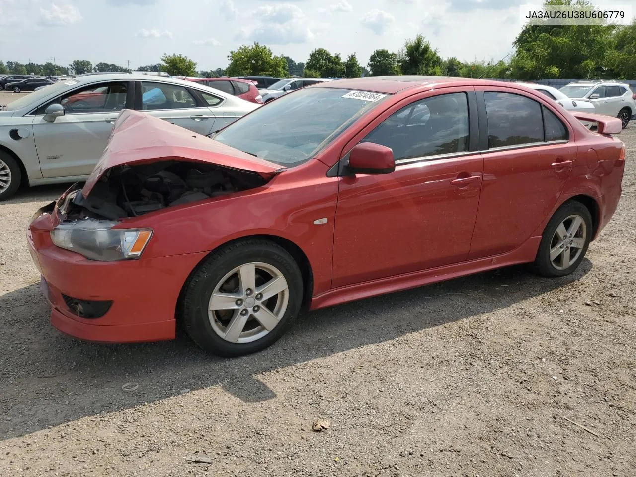 2008 Mitsubishi Lancer Es VIN: JA3AU26U38U606779 Lot: 67024364