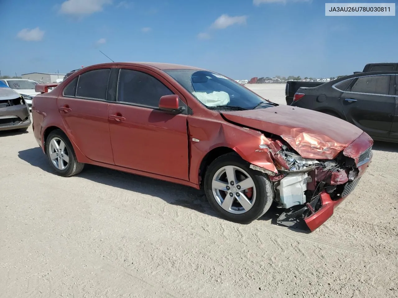 2008 Mitsubishi Lancer Es VIN: JA3AU26U78U030811 Lot: 67656024