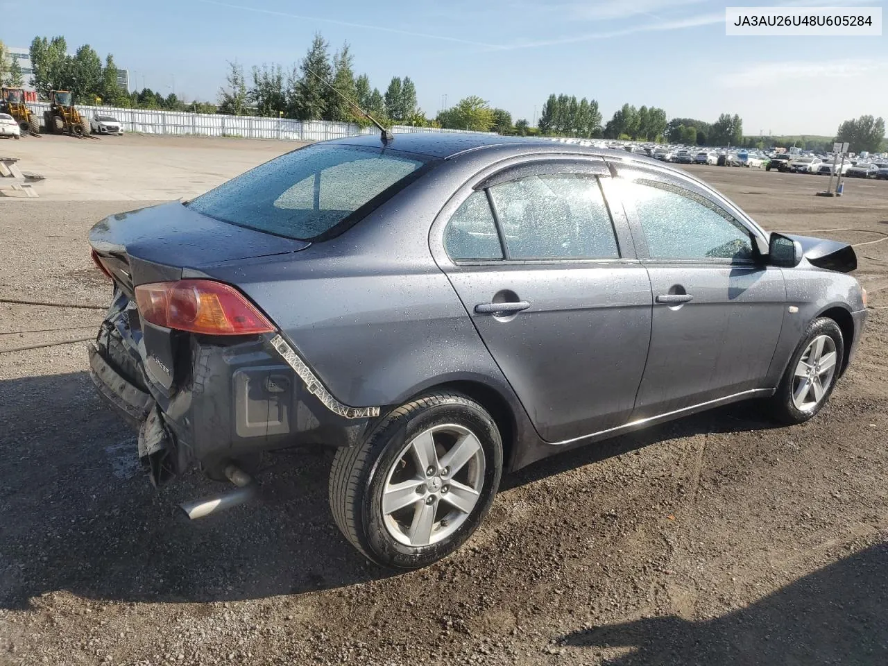 2008 Mitsubishi Lancer Es VIN: JA3AU26U48U605284 Lot: 68706734