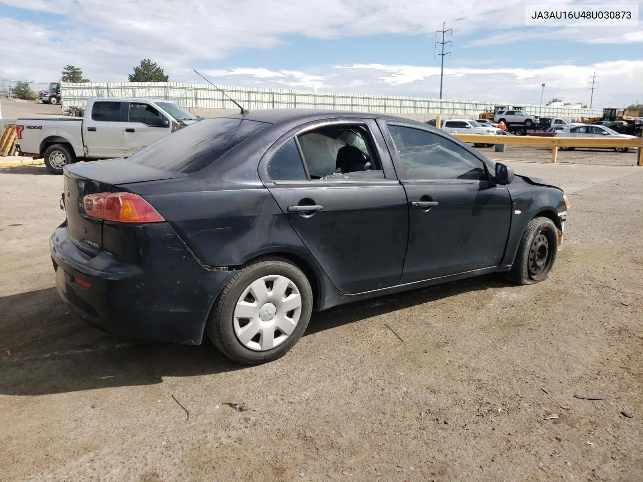 2008 Mitsubishi Lancer De VIN: JA3AU16U48U030873 Lot: 68930824