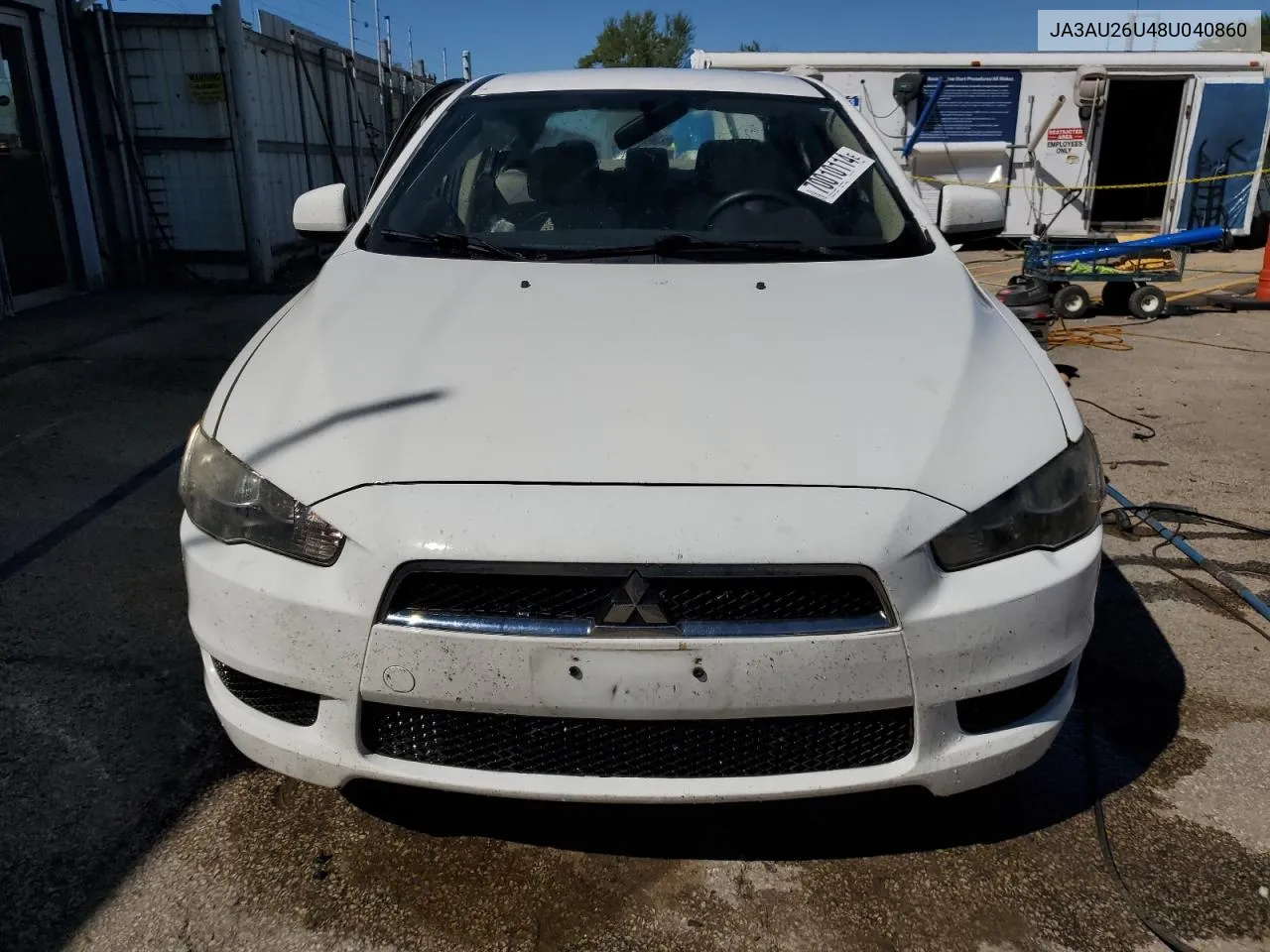 2008 Mitsubishi Lancer Es VIN: JA3AU26U48U040860 Lot: 70010114