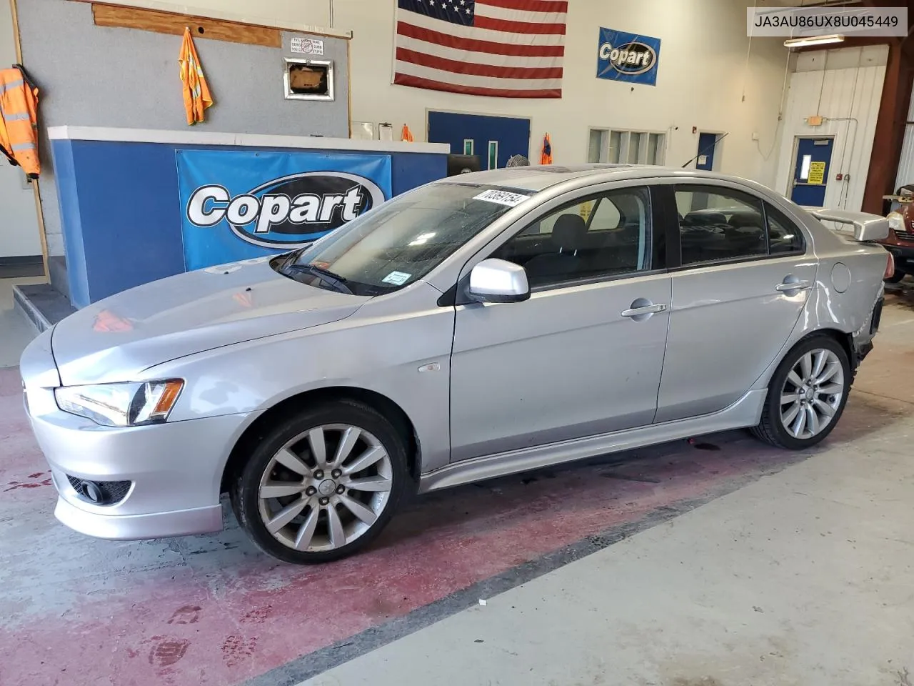 2008 Mitsubishi Lancer Gts VIN: JA3AU86UX8U045449 Lot: 70369154