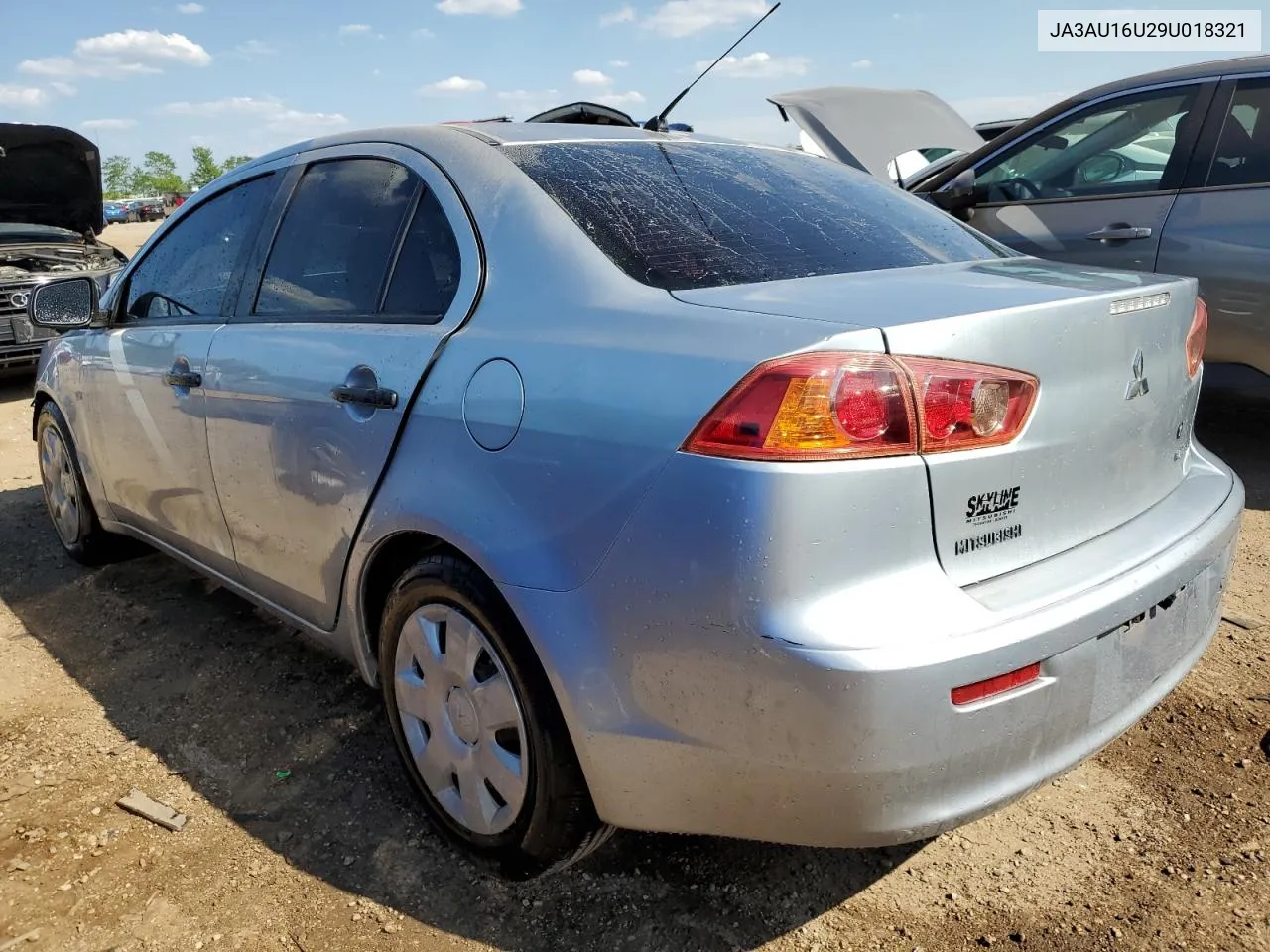 2009 Mitsubishi Lancer De VIN: JA3AU16U29U018321 Lot: 55374914