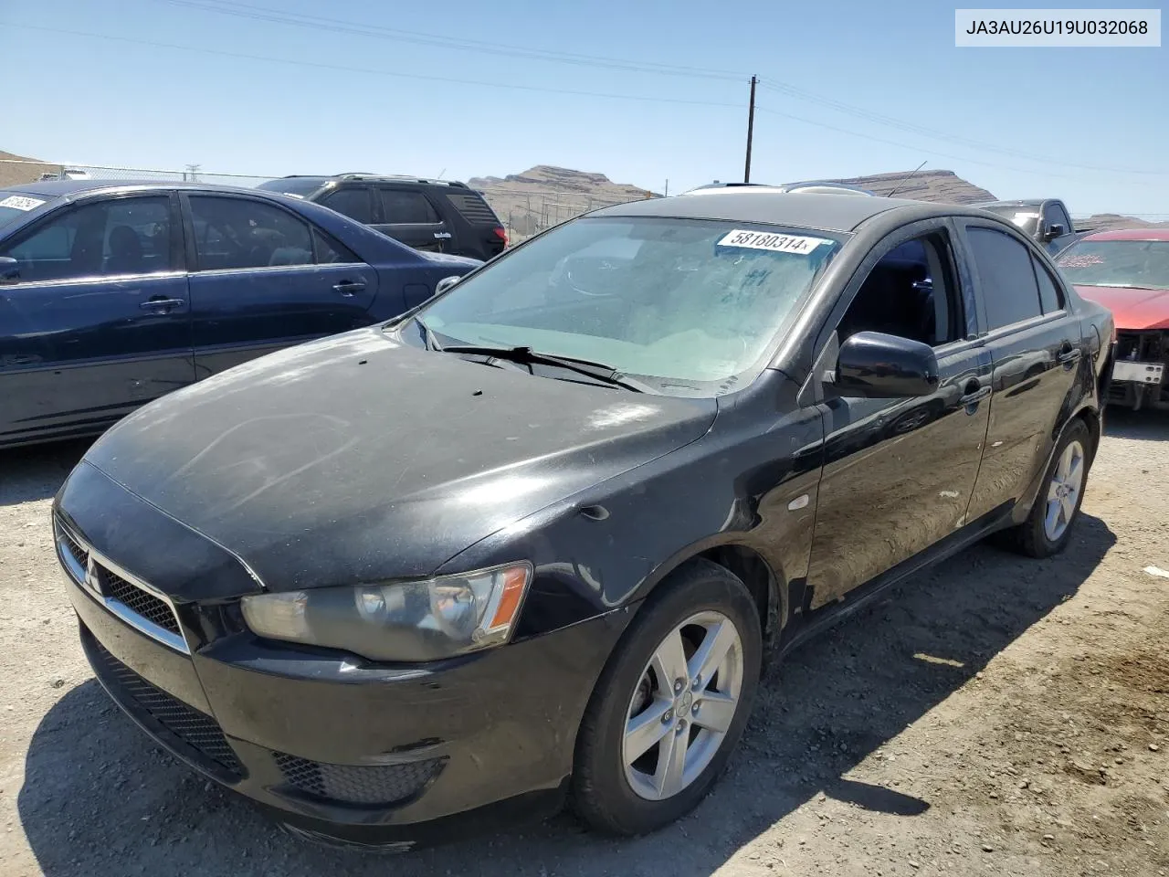 2009 Mitsubishi Lancer Es/Es Sport VIN: JA3AU26U19U032068 Lot: 58180314