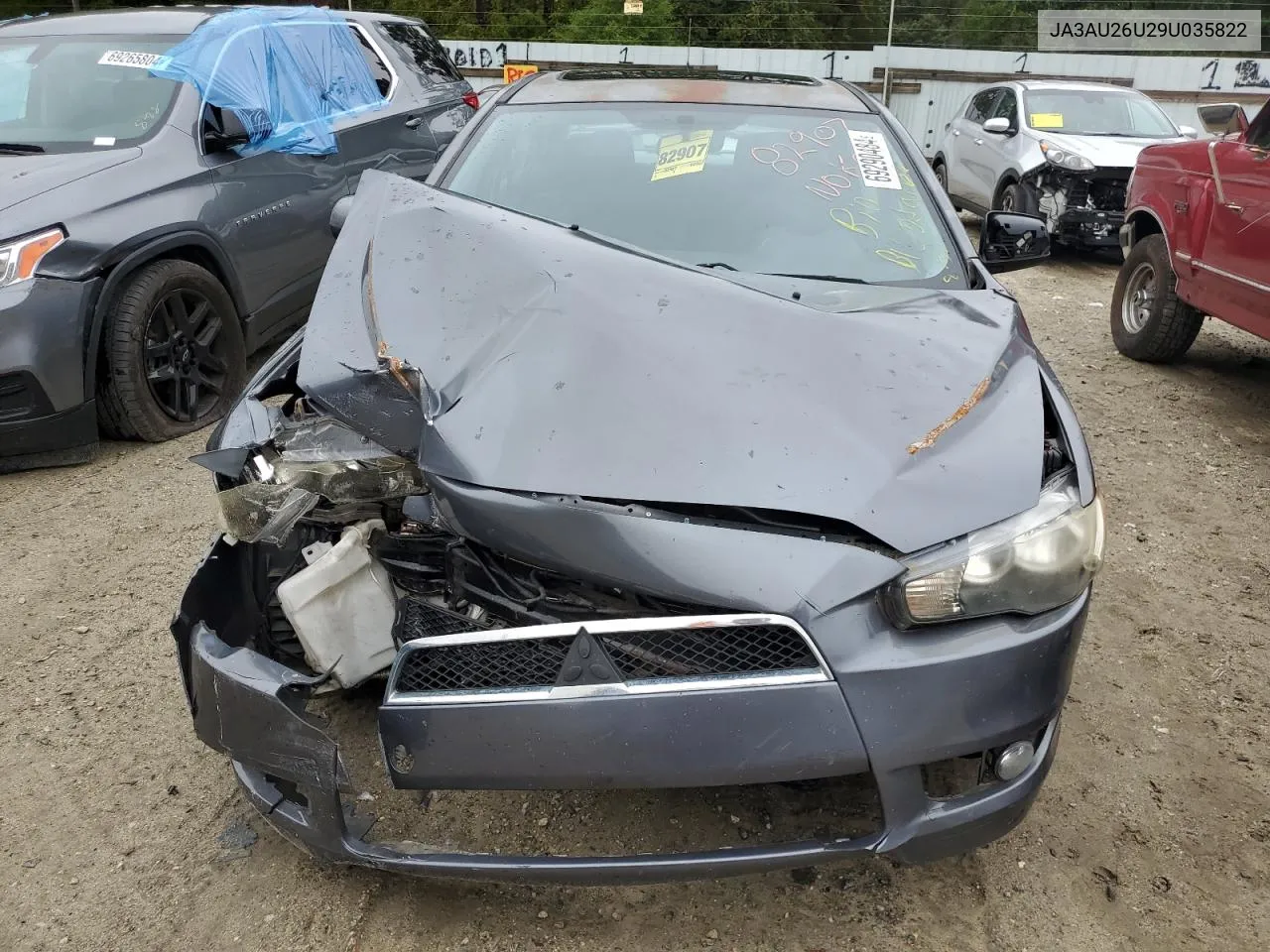 2009 Mitsubishi Lancer Es/Es Sport VIN: JA3AU26U29U035822 Lot: 69290484