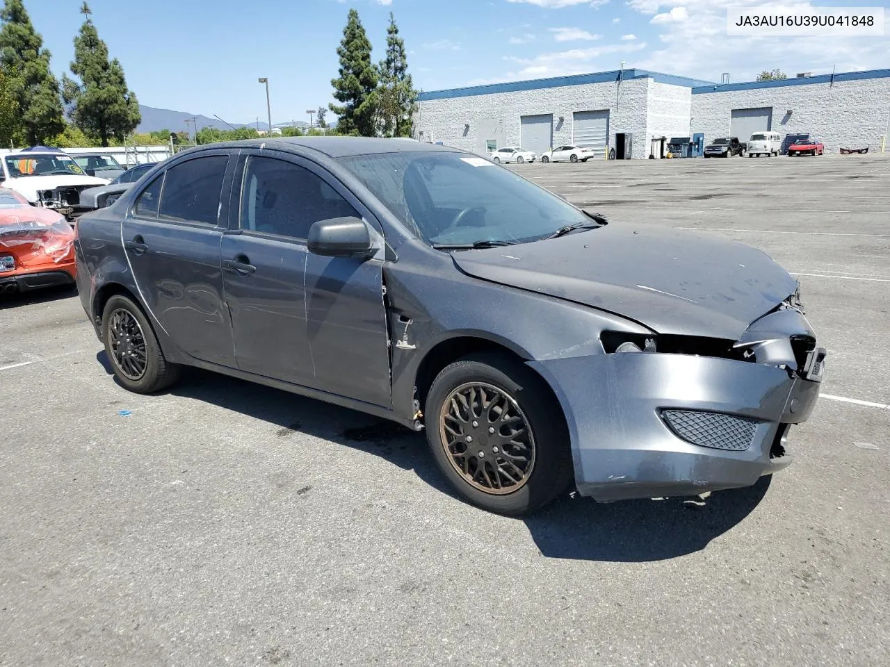 2009 Mitsubishi Lancer De VIN: JA3AU16U39U041848 Lot: 70281614