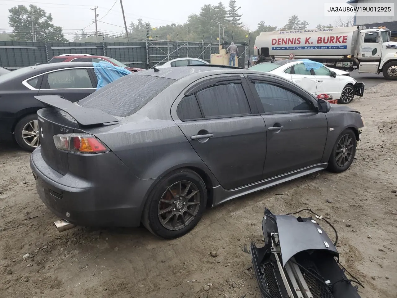 2009 Mitsubishi Lancer Gts VIN: JA3AU86W19U012925 Lot: 72343934