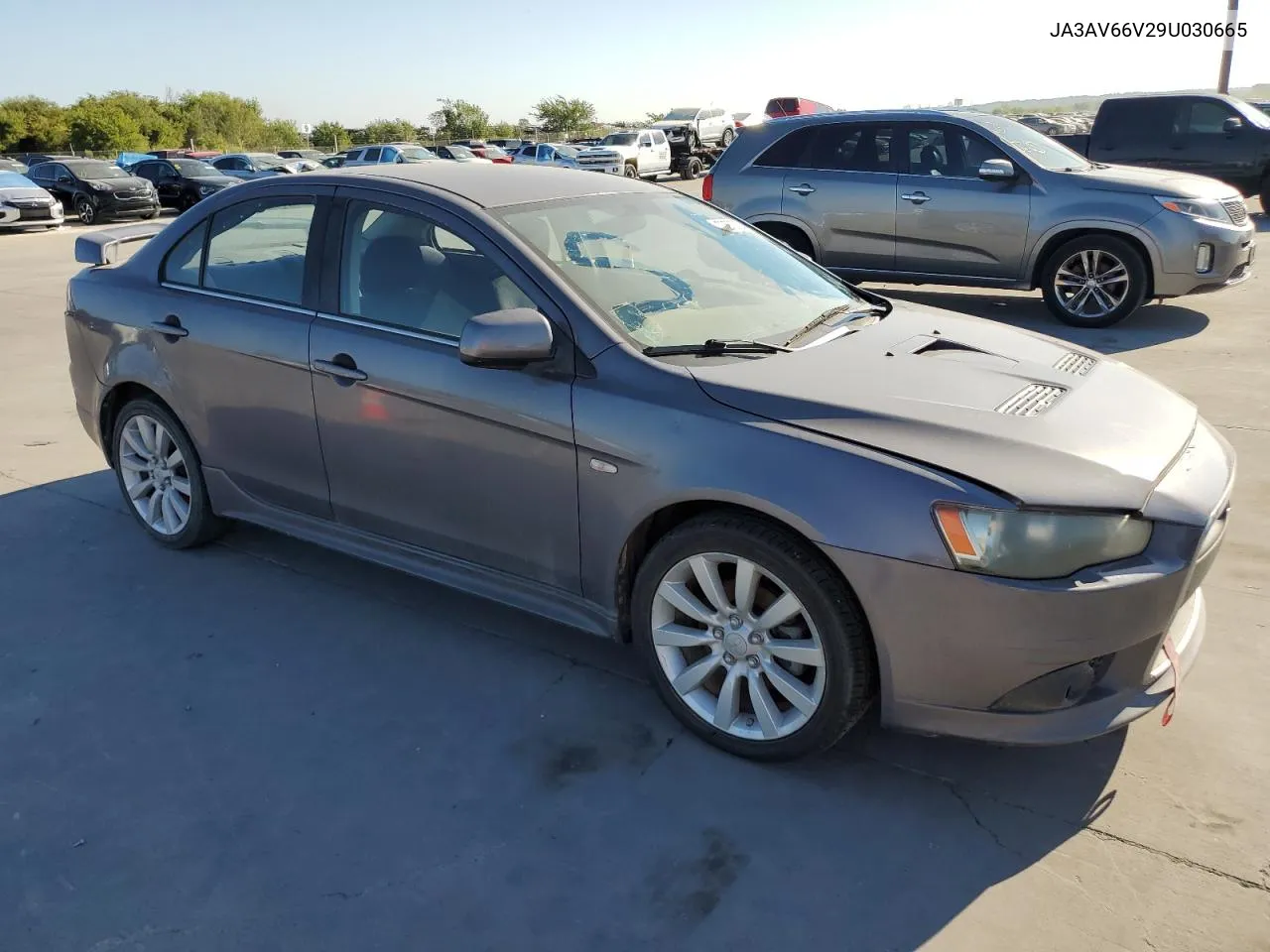 2009 Mitsubishi Lancer Ralliart VIN: JA3AV66V29U030665 Lot: 72570024