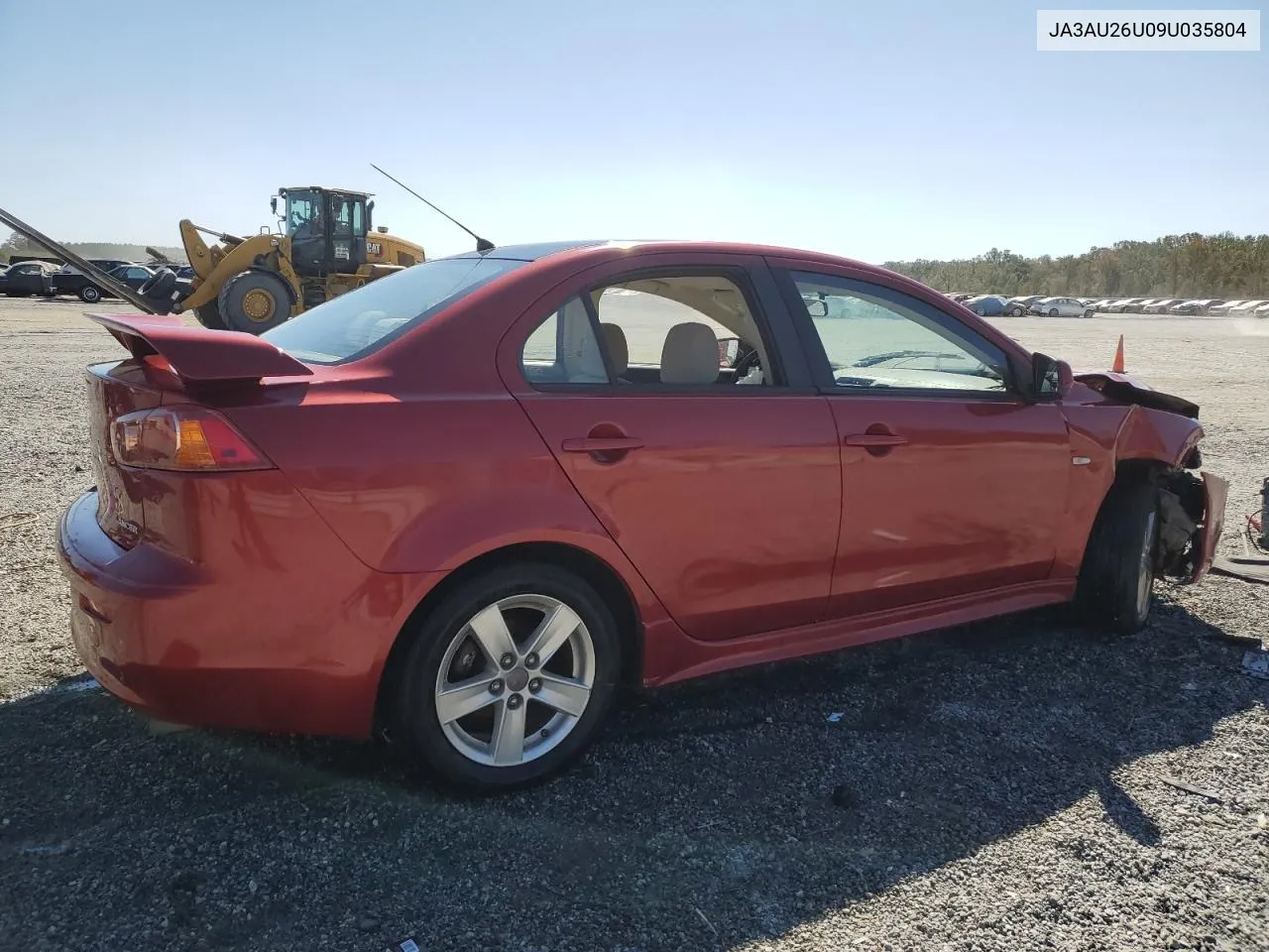 2009 Mitsubishi Lancer Es/Es Sport VIN: JA3AU26U09U035804 Lot: 75528664