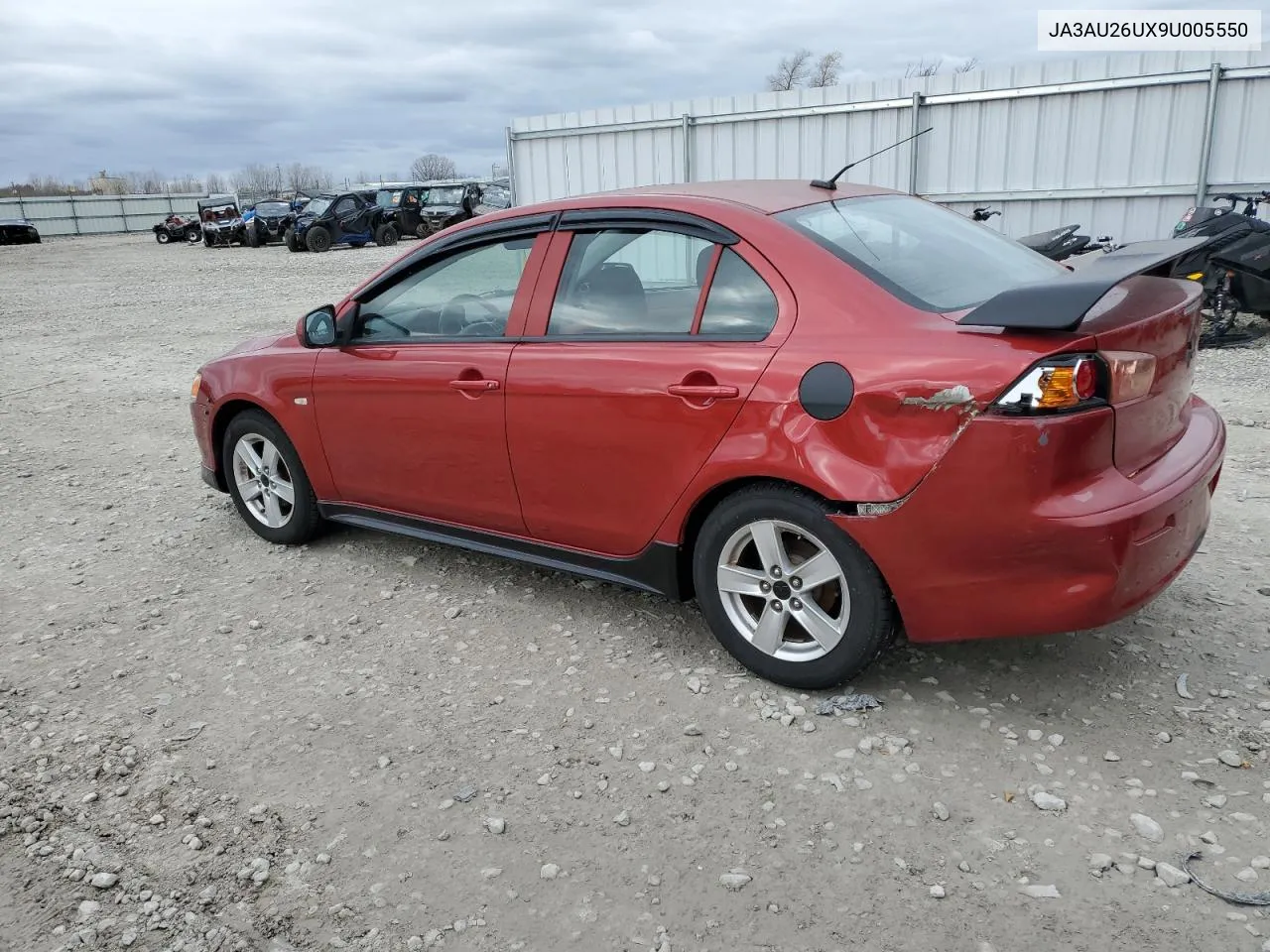 2009 Mitsubishi Lancer Es/Es Sport VIN: JA3AU26UX9U005550 Lot: 75966983