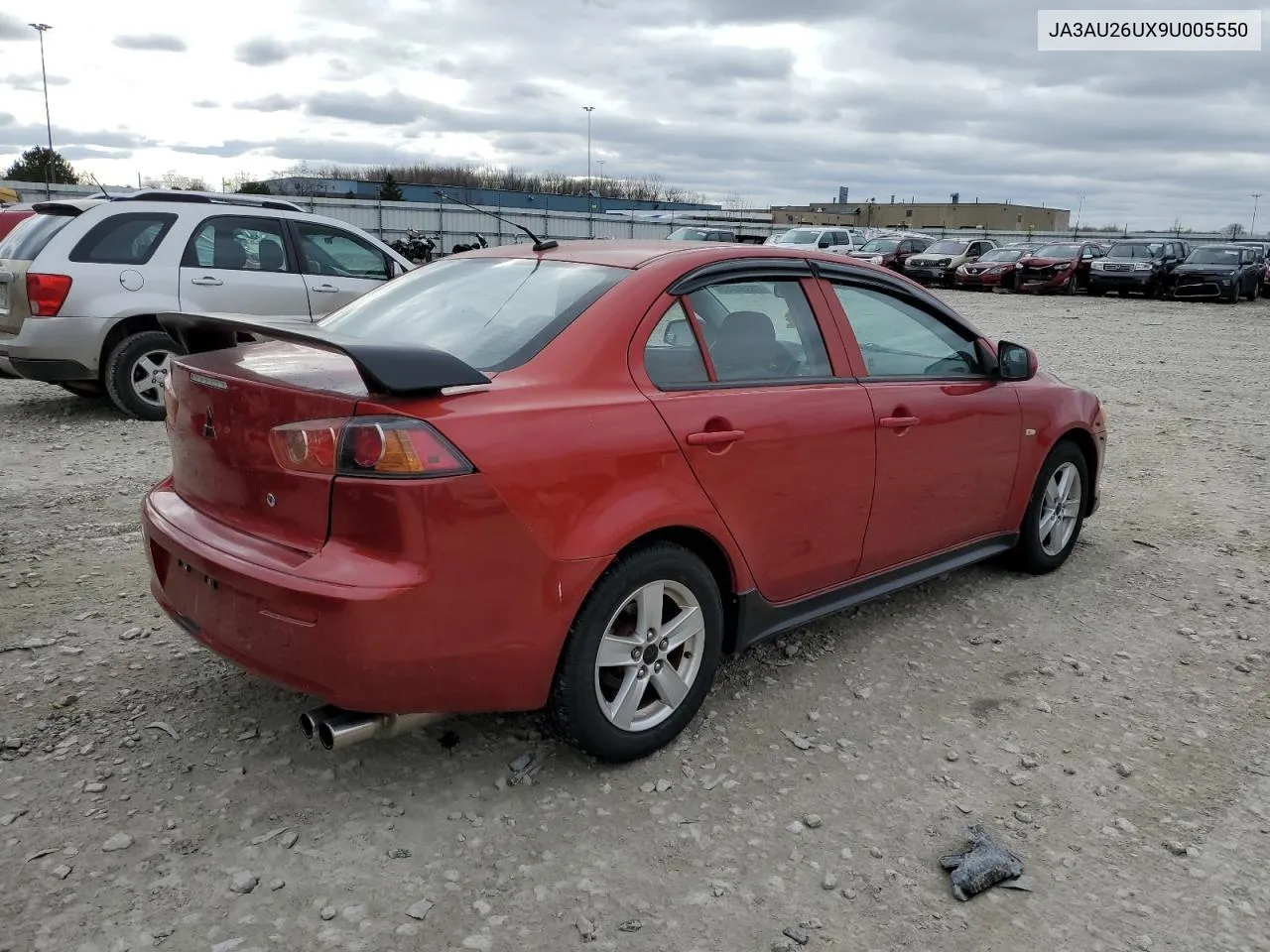 2009 Mitsubishi Lancer Es/Es Sport VIN: JA3AU26UX9U005550 Lot: 75966983