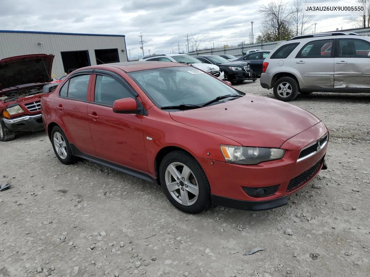 2009 Mitsubishi Lancer Es/Es Sport VIN: JA3AU26UX9U005550 Lot: 75966983