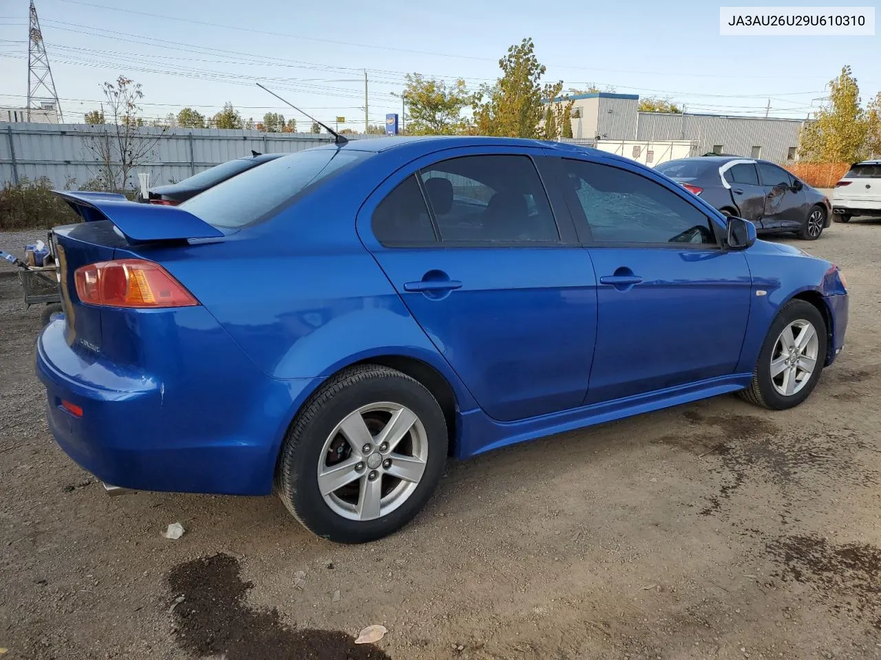 2009 Mitsubishi Lancer Es/Es Sport VIN: JA3AU26U29U610310 Lot: 76558744