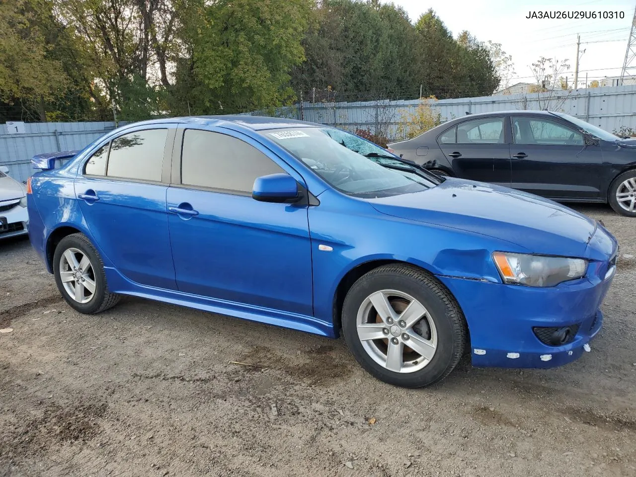 2009 Mitsubishi Lancer Es/Es Sport VIN: JA3AU26U29U610310 Lot: 76558744