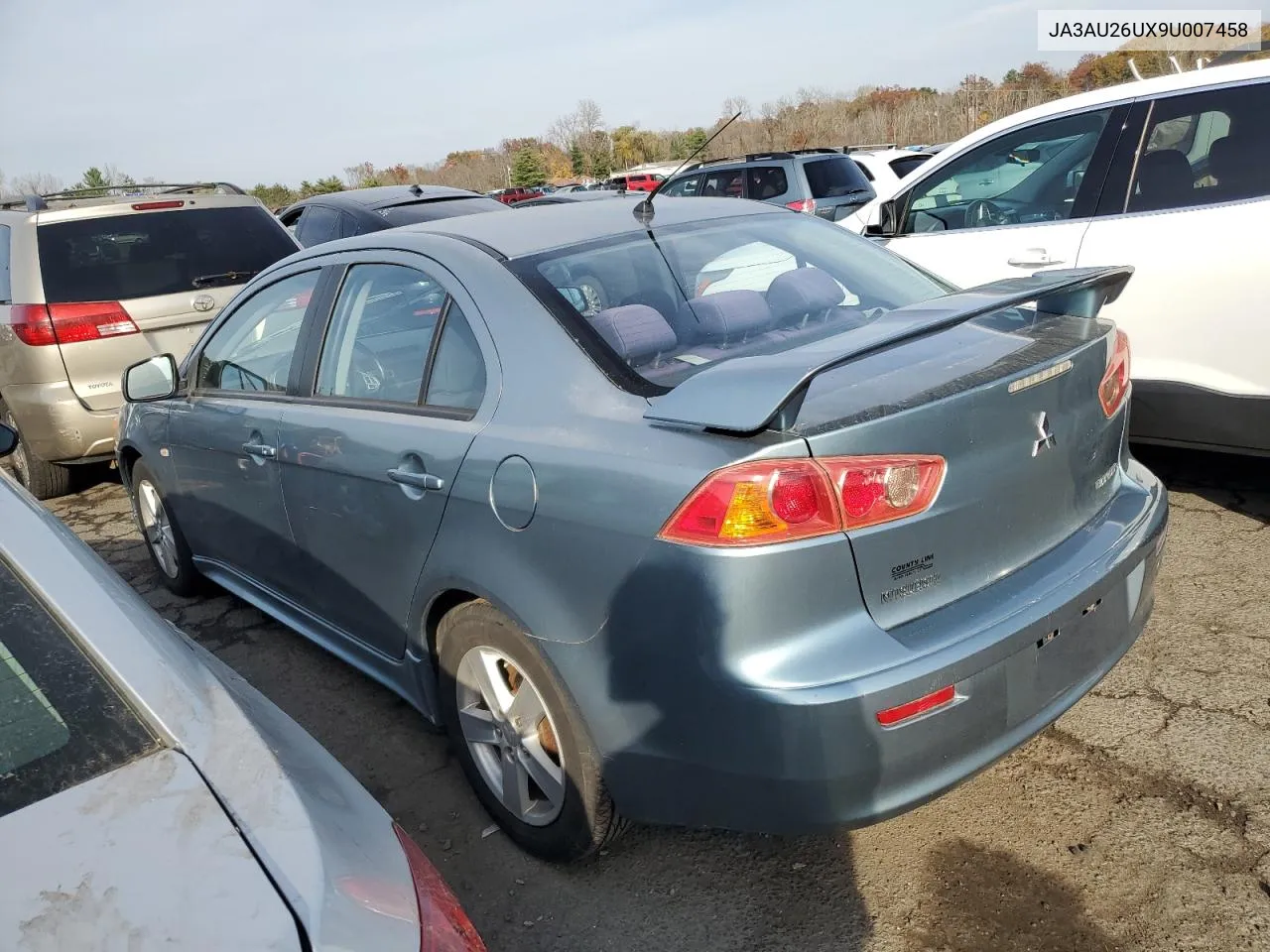 2009 Mitsubishi Lancer Es/Es Sport VIN: JA3AU26UX9U007458 Lot: 78245174