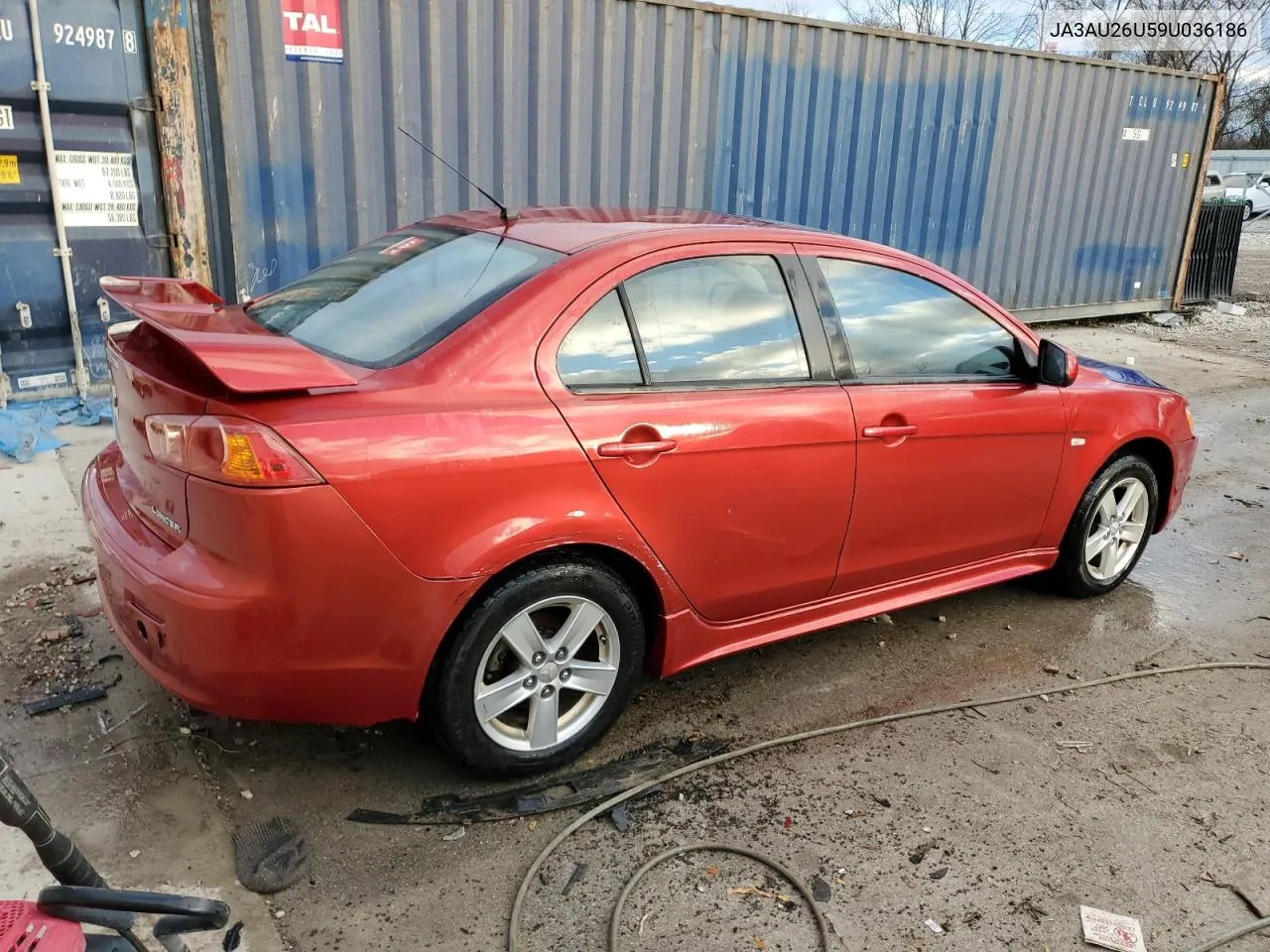 2009 Mitsubishi Lancer Es/Es Sport VIN: JA3AU26U59U036186 Lot: 80457284