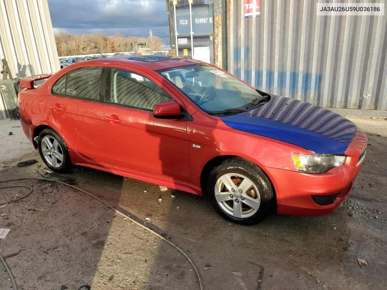 2009 Mitsubishi Lancer Es/Es Sport VIN: JA3AU26U59U036186 Lot: 80457284