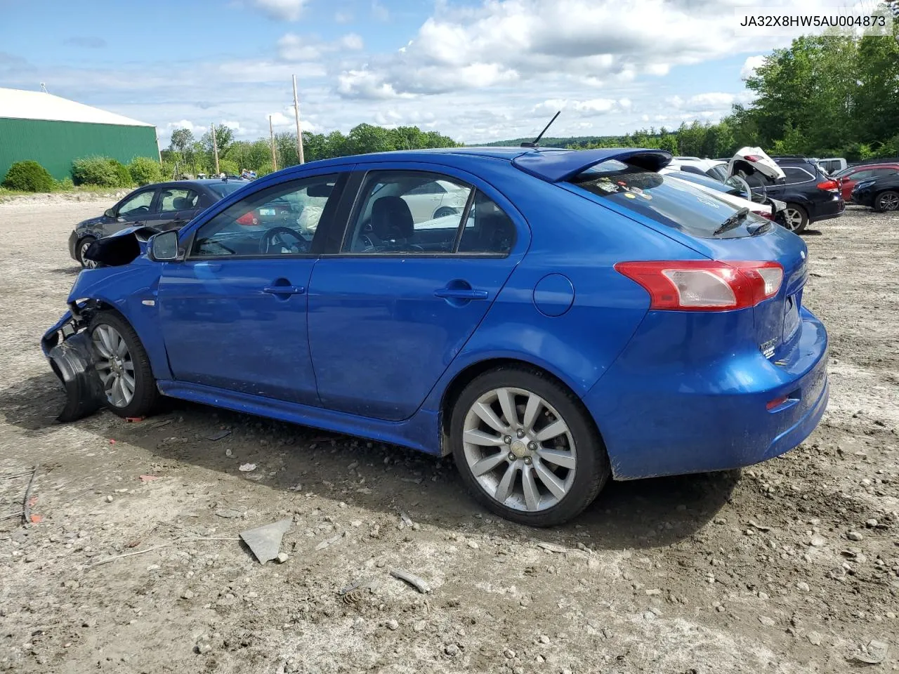 2010 Mitsubishi Lancer Gts VIN: JA32X8HW5AU004873 Lot: 58496434