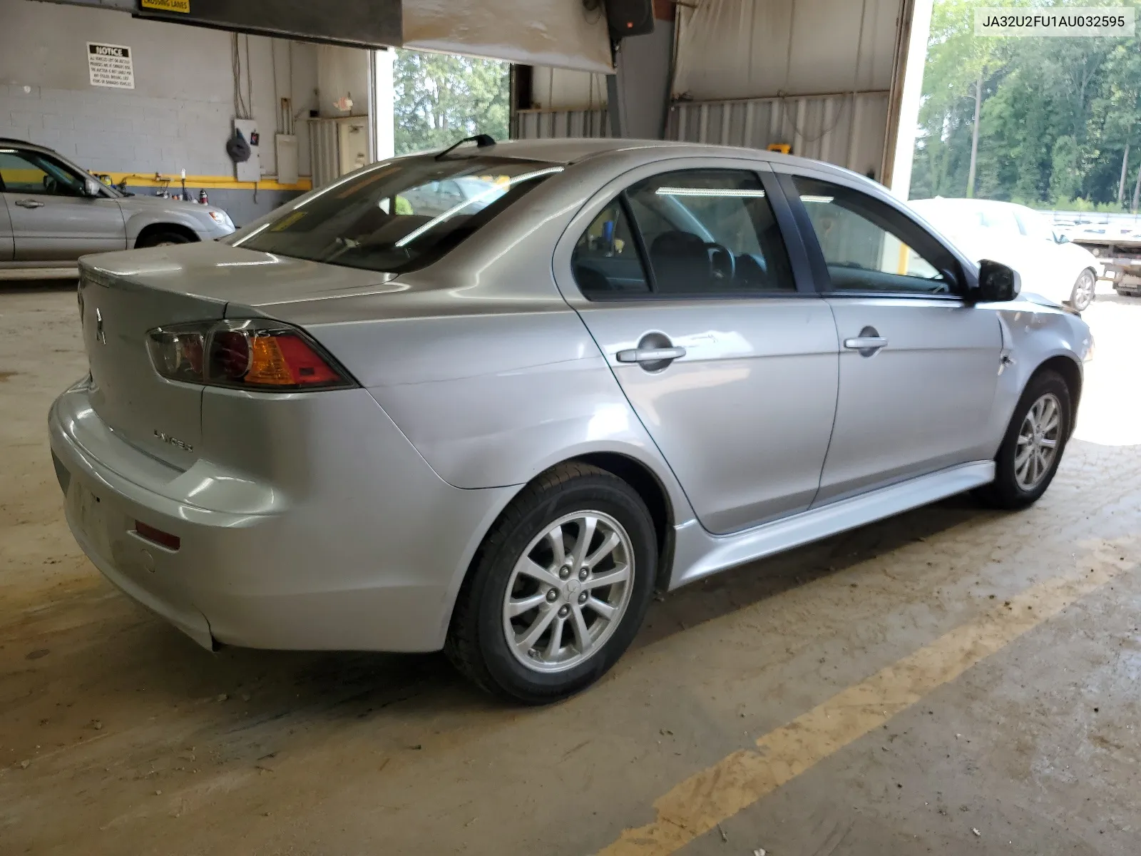 2010 Mitsubishi Lancer Es/Es Sport VIN: JA32U2FU1AU032595 Lot: 63184444