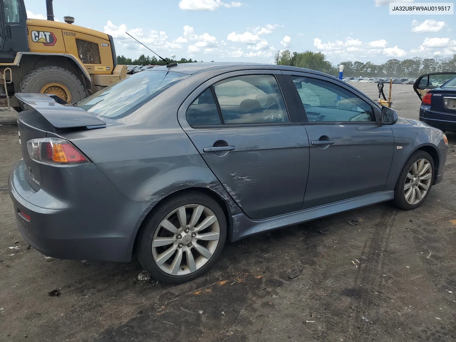 JA32U8FW9AU019517 2010 Mitsubishi Lancer Gts