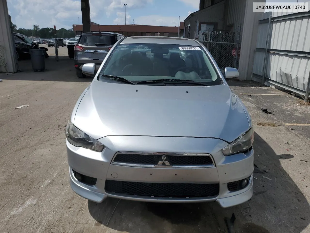 2010 Mitsubishi Lancer Gts VIN: JA32U8FW0AU010740 Lot: 69559284