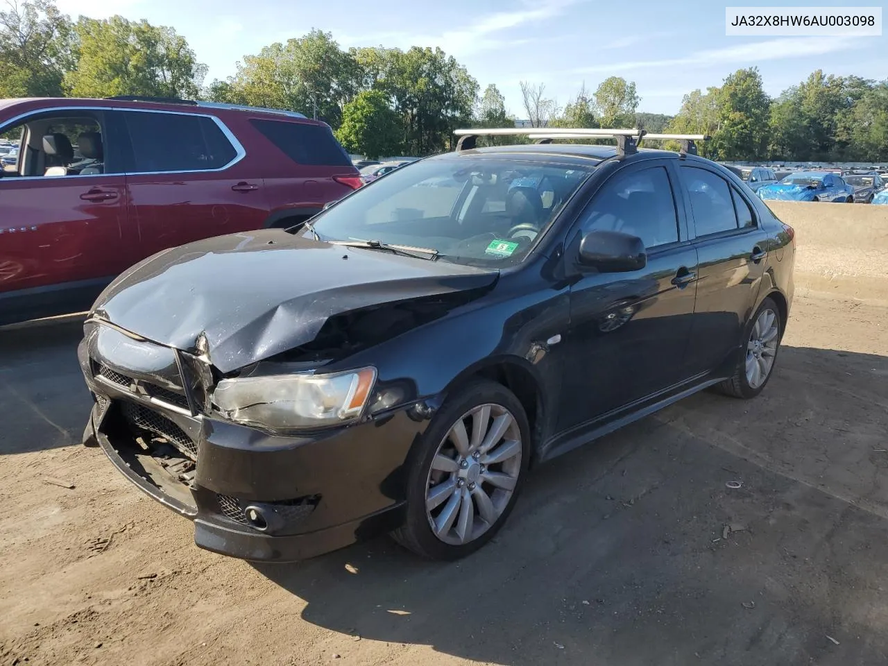 2010 Mitsubishi Lancer Gts VIN: JA32X8HW6AU003098 Lot: 71311184